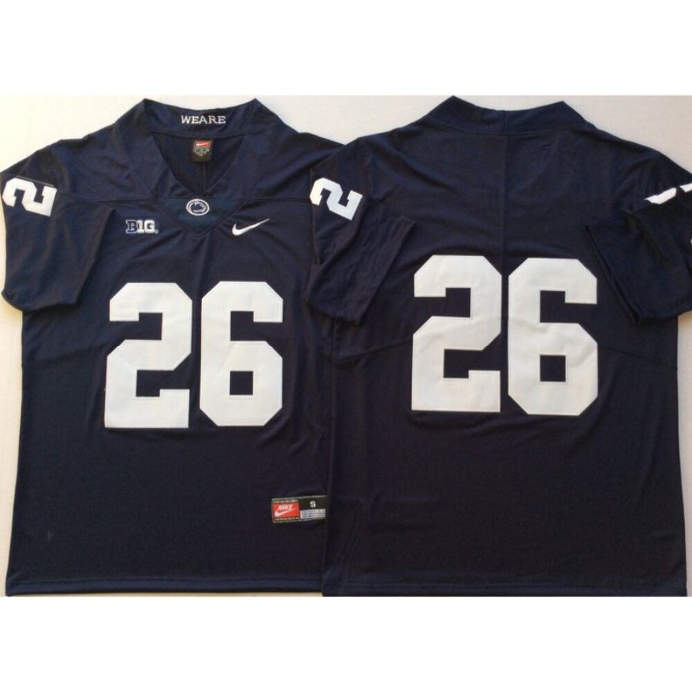 26 Saquon Barkley Navy Blue Stitched Jersey
